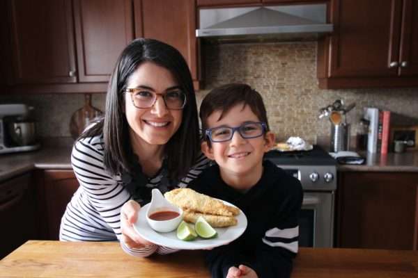 Kid-Approved Oven Fried Coconut Chicken Tenders with Sweet & Spicy Sauce + Recipe Video with Julie Miguel - Food Blogger from Toronto at juliemiguel.com