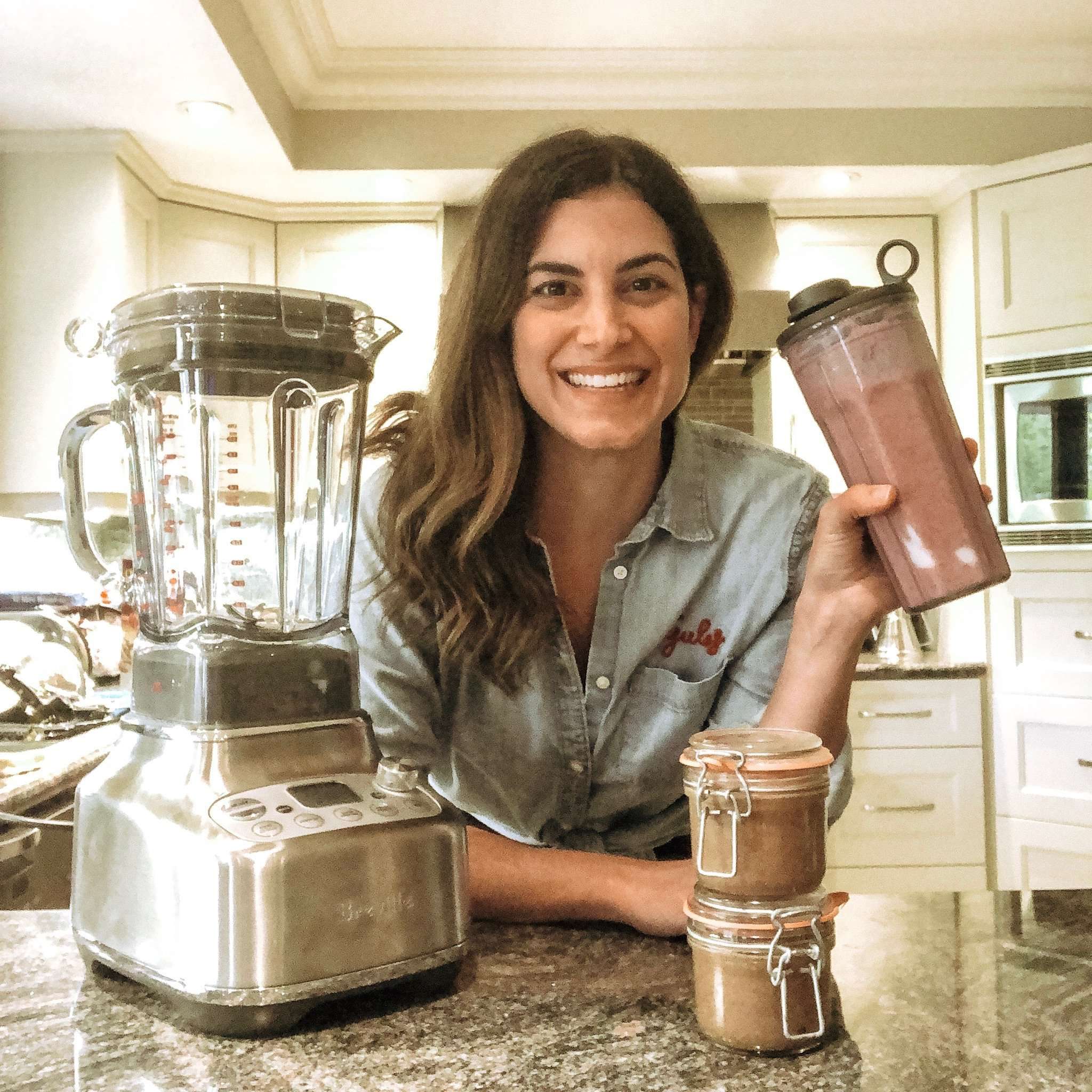 Julie Miguel of juliemiguel.com food blogger and food TV host and personality review of Breville Super Q Blender