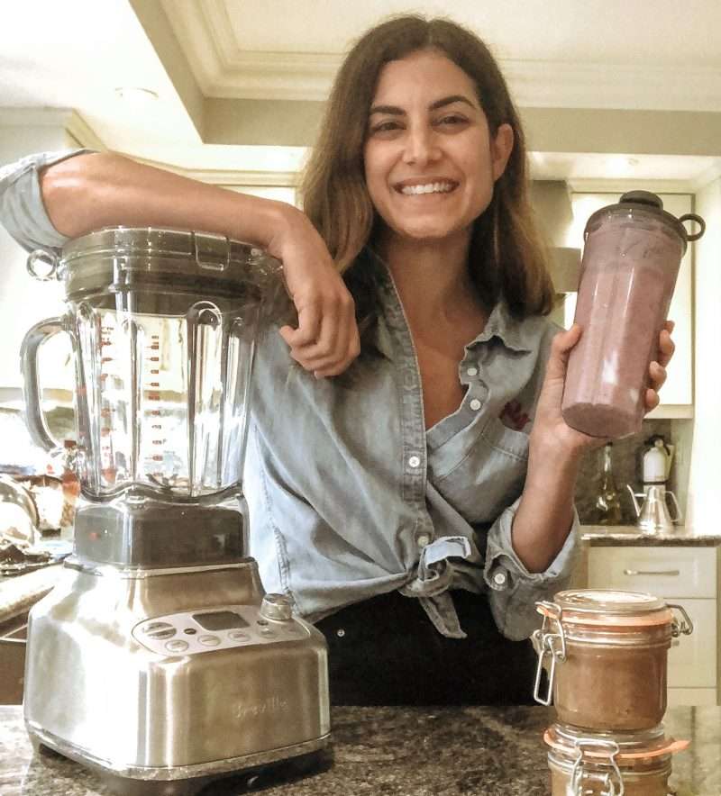 Super Smoothies, Velvety Soups, Creamy Nut Butters...and More! 3 Julie Miguel of juliemiguel.com food blogger and food TV host and personality review of Breville Super Q Blender