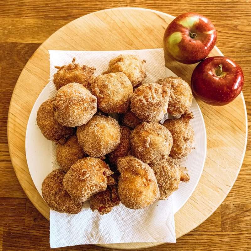 Ricotta Apple Donut Holes