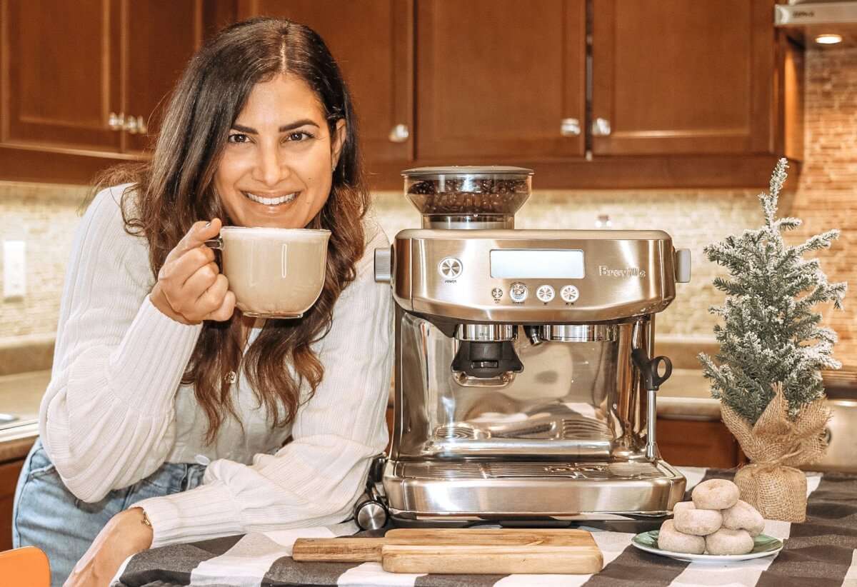 Breville Barista Pro Review with Julie miguel at juliemiguel.com